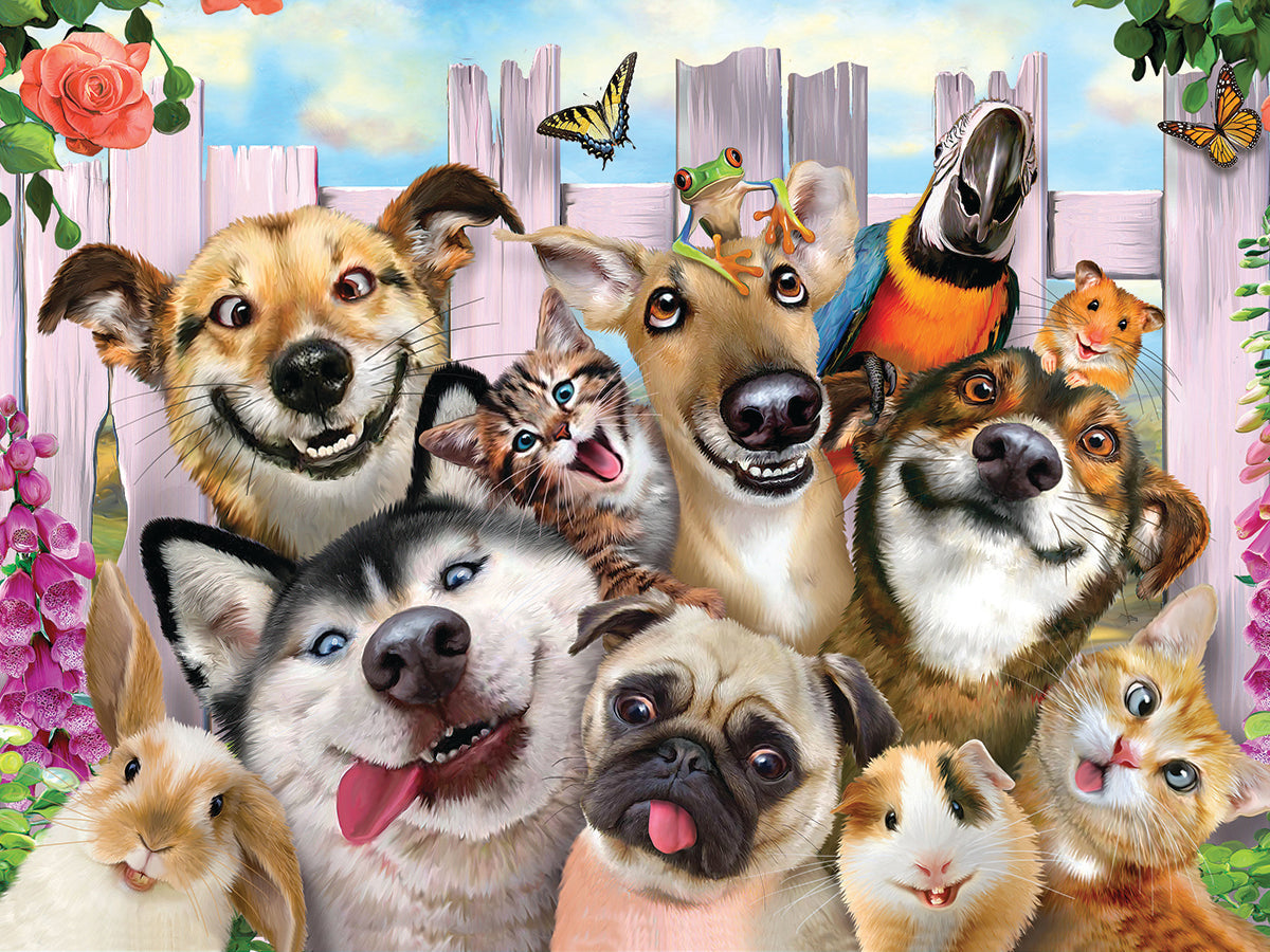 10062 Pet Selfie Howard Robinson 3D Jigsaw Puzzle 10062 500pc 24"x18"