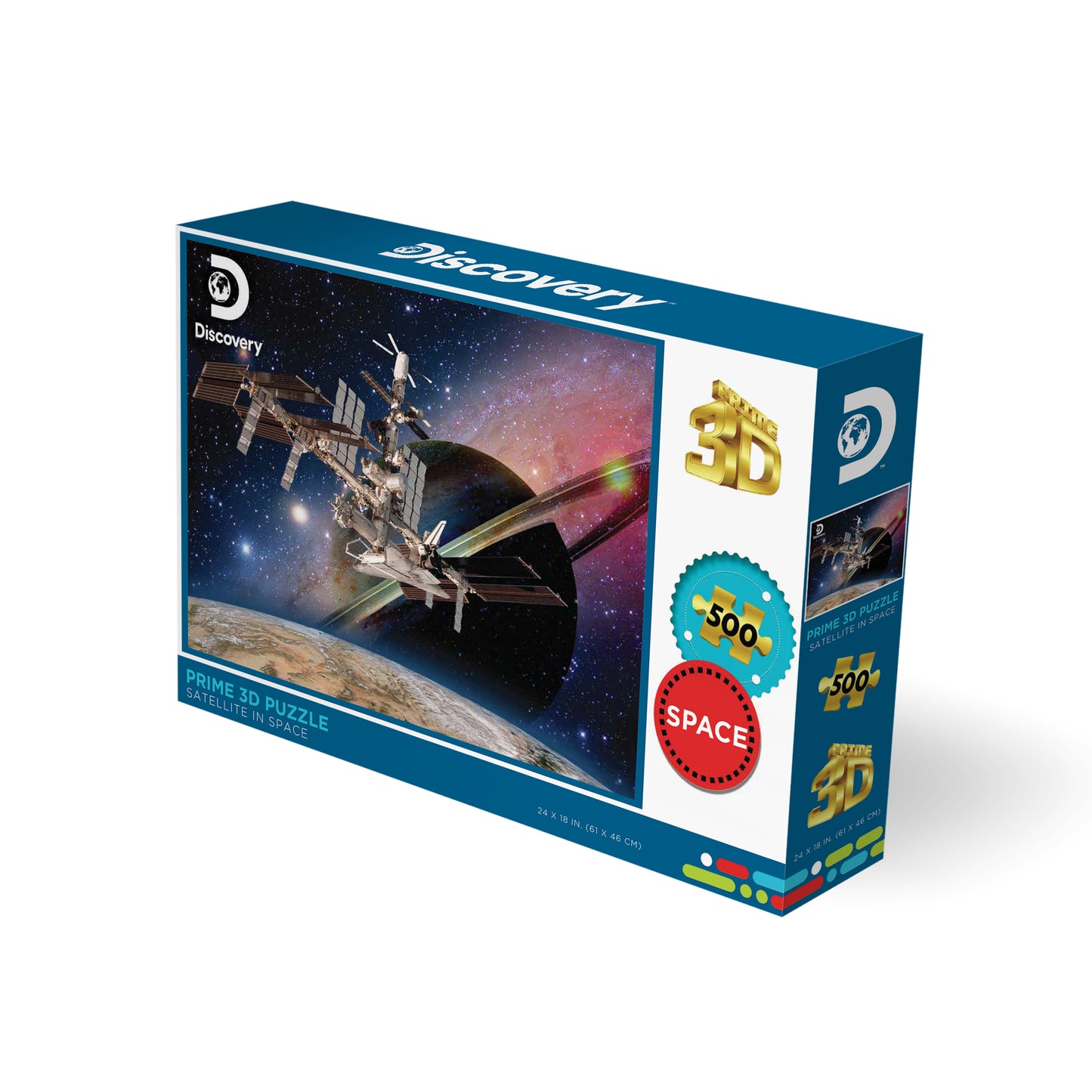 10418 Satellite in Space Discovery 3D Jigsaw Puzzle 10418 500PC 24"x18"
