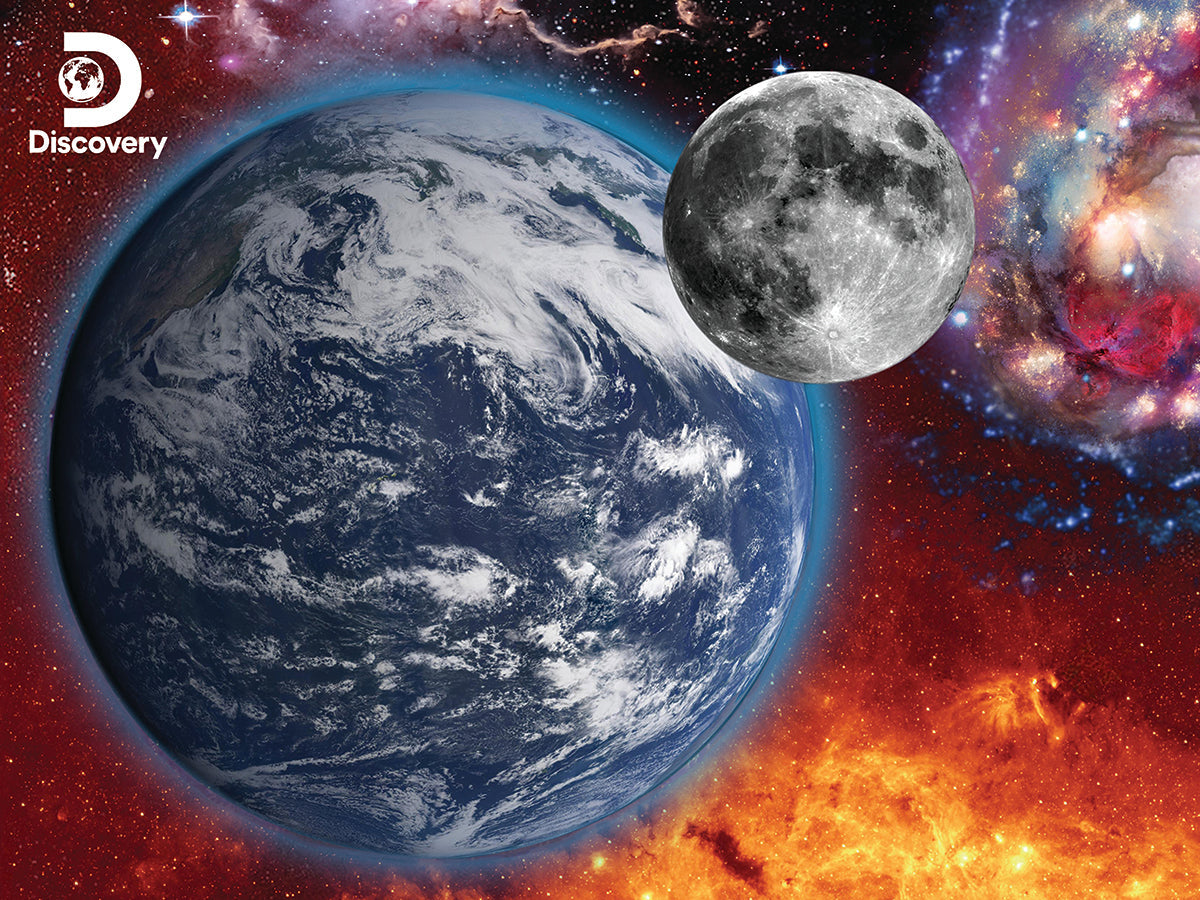 Puzzlr Earth & Moon Discovery 3D Jigsaw Puzzle 10487 500pc 24x18"