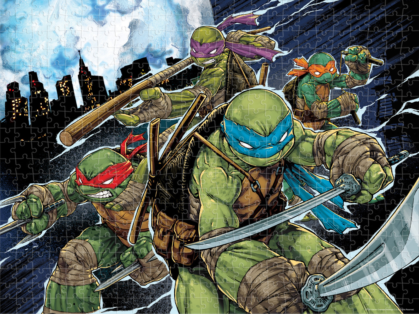 32721 Teenage Mutant Ninja Turtles Nickelodeon 3D Jigsaw puzzle 32721 500pc 24"x18"