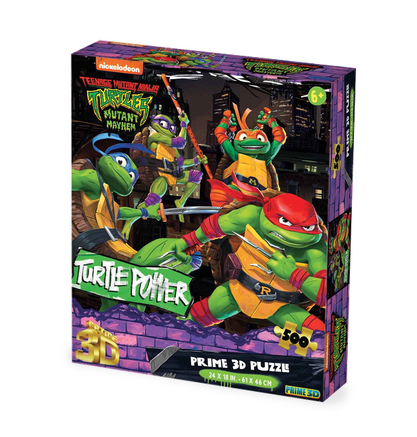 32767 Teenage Mutant Ninja Turtles Nickelodeon 3D Jigsaw Puzzle 32767 500pc 24"x18"