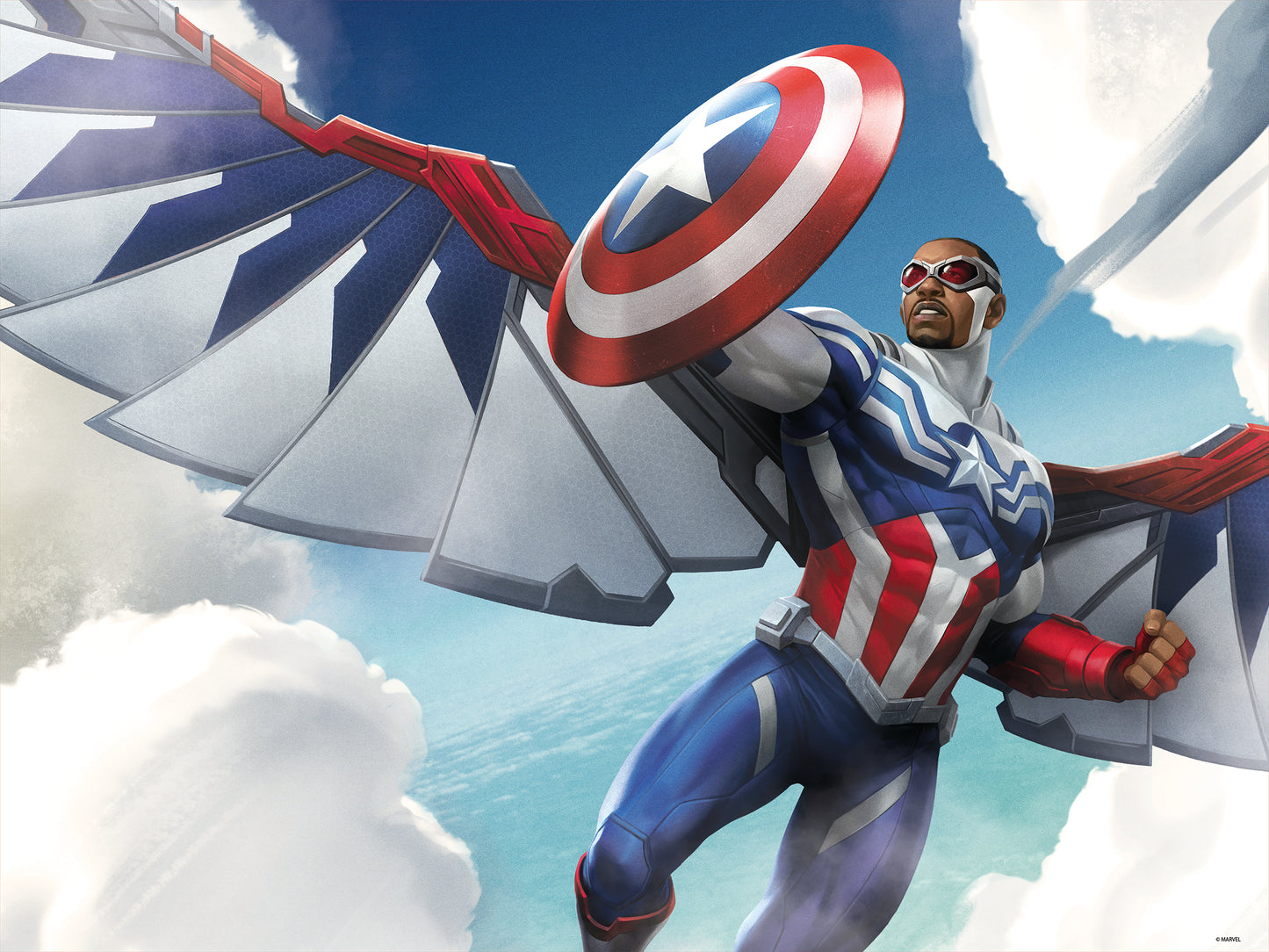 32802 Marvel Avengers Falcon 3D Jigsaw Puzzle 32802 500pc 24x18"