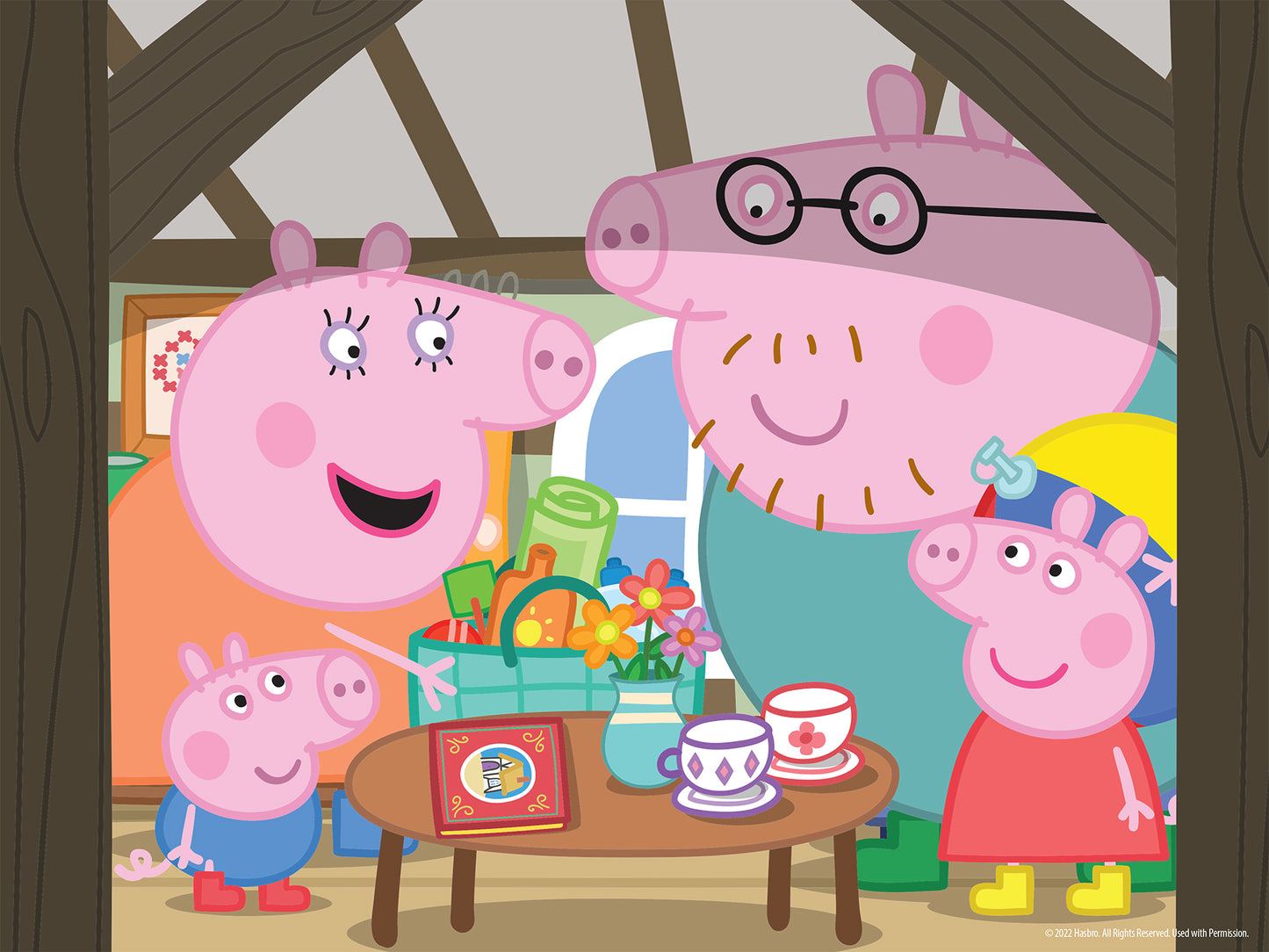 44002 Peppa Pig 3D Jigsaw Puzzle 44002 24pc 12x9"
