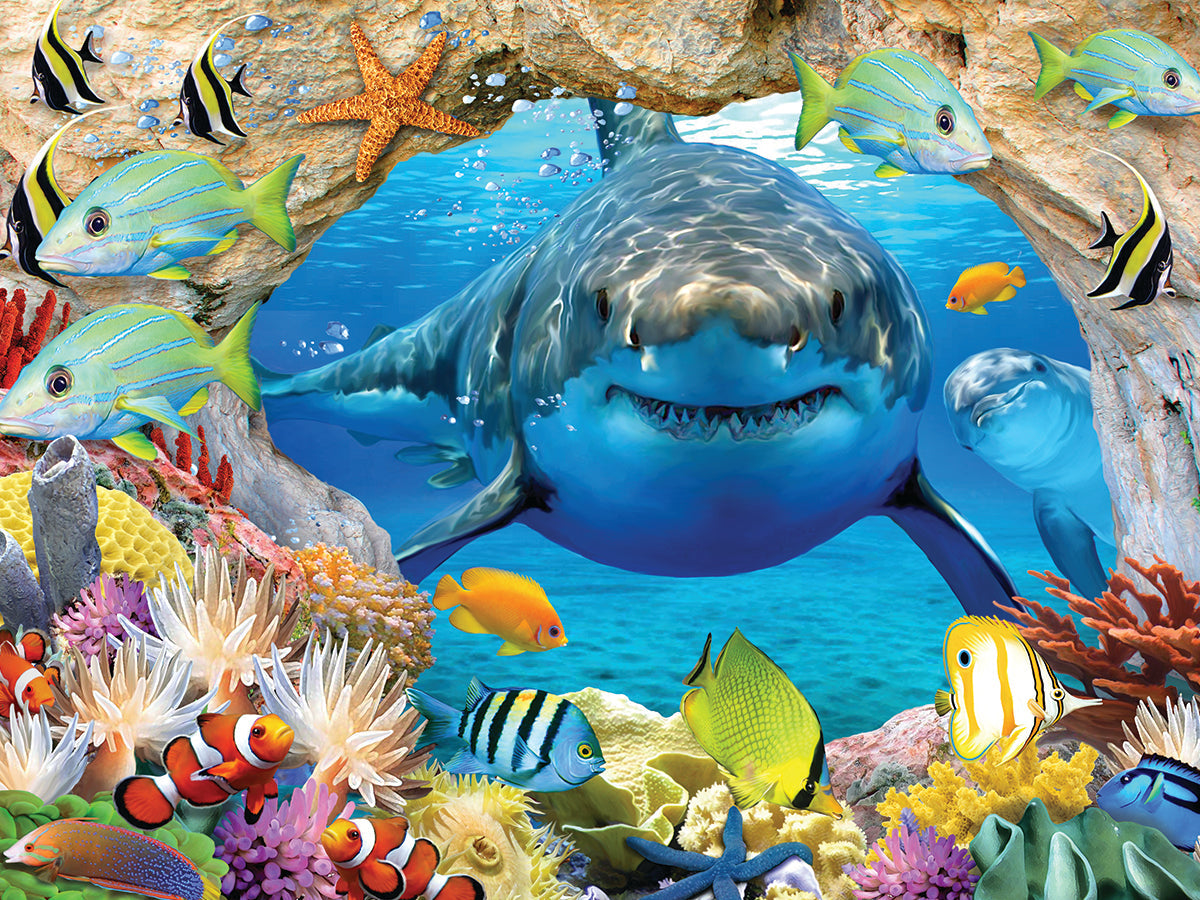 Puzzlr Peek-a-Boo Howard Robinson 3D Jigsaw Puzzle 10156 500pc 24x18"