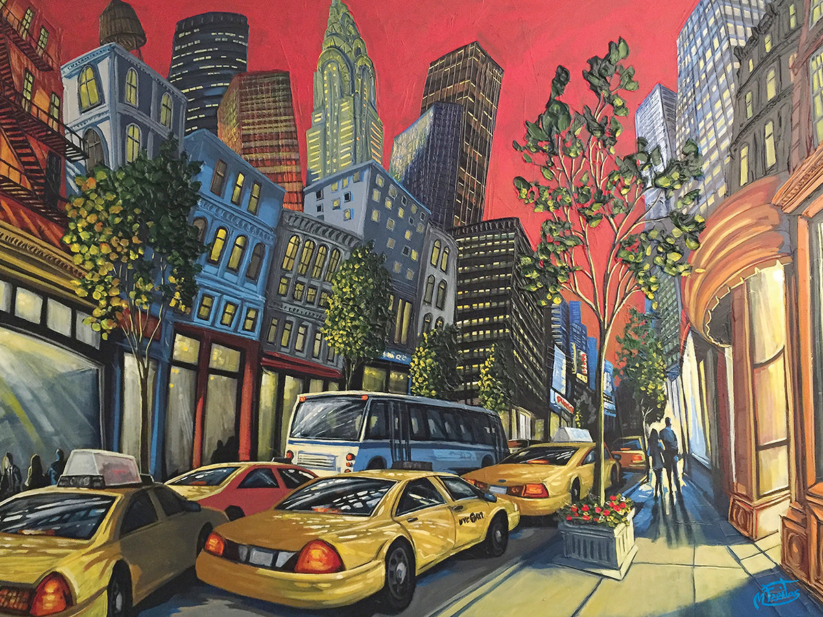 Puzzlr Manhattan Stroll Miguel Freitas 3D Jigsaw Puzzle 10451 500pc 24x18"