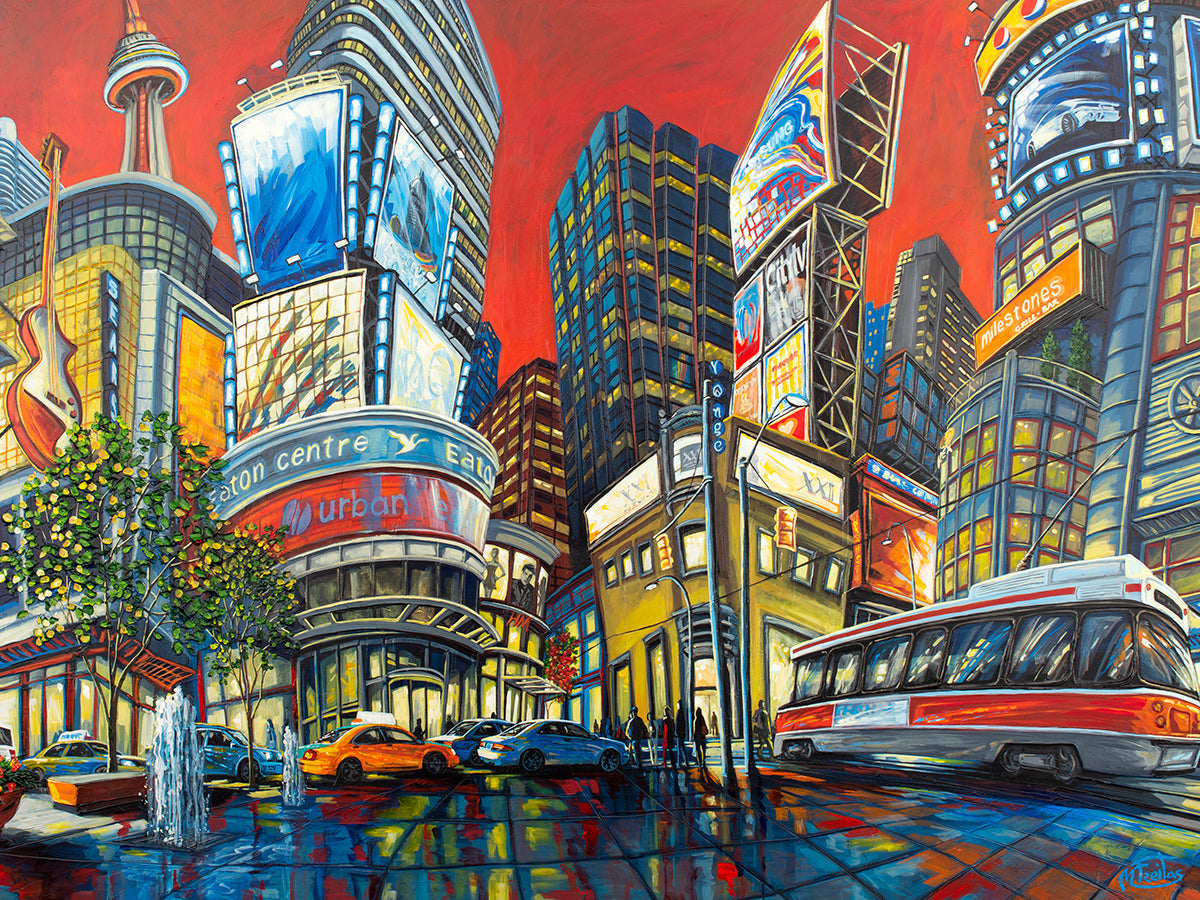 Puzzlr Dundas Square, Toronto Miguel Freitas 3D Jigsaw Puzzle 10453 500pc 24x18"