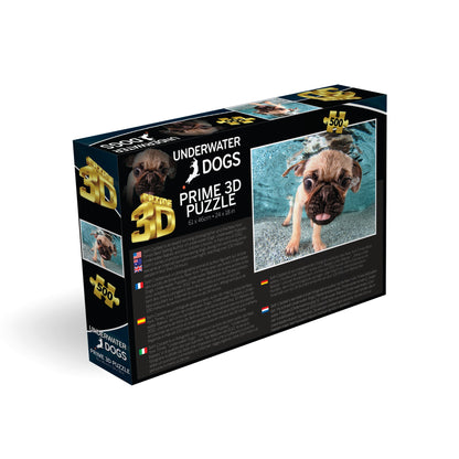 20010 Underwater Dogs Iggy 3D Jigsaw Puzzle 20010 500pc 24"x18"