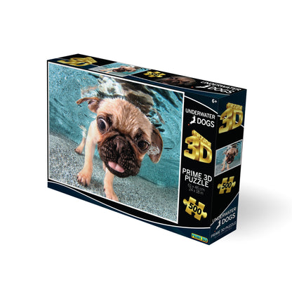 20010 Underwater Dogs Iggy 3D Jigsaw Puzzle 20010 500pc 24"x18"