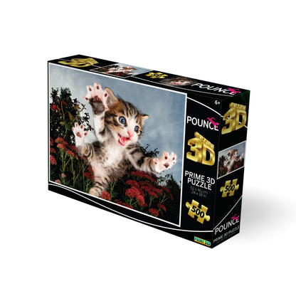 20013 Chicken Pounce Seth Casteel 3D Jigsaw Puzzle 20013 500pc 24"x18"