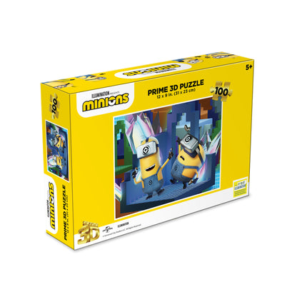 20573 Minions Universal 3D Jigsaw puzzle 20573 100pc 12" x 9"