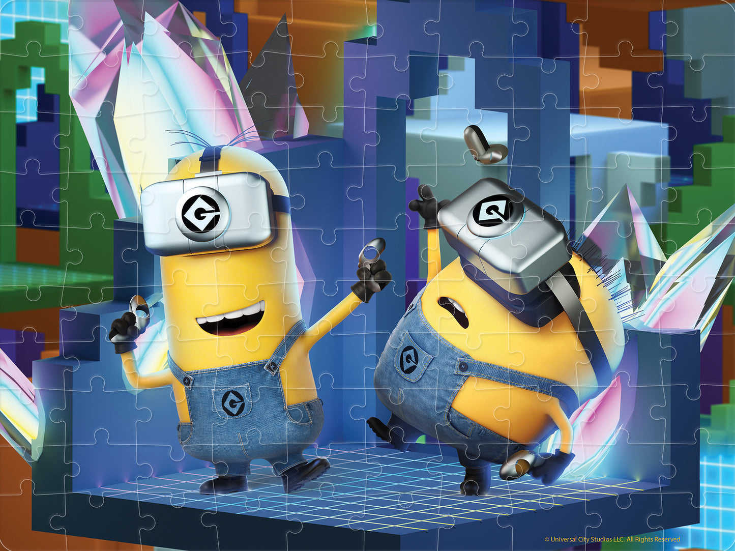 20573 Minions Universal 3D Jigsaw puzzle 20573 100pc 12" x 9"