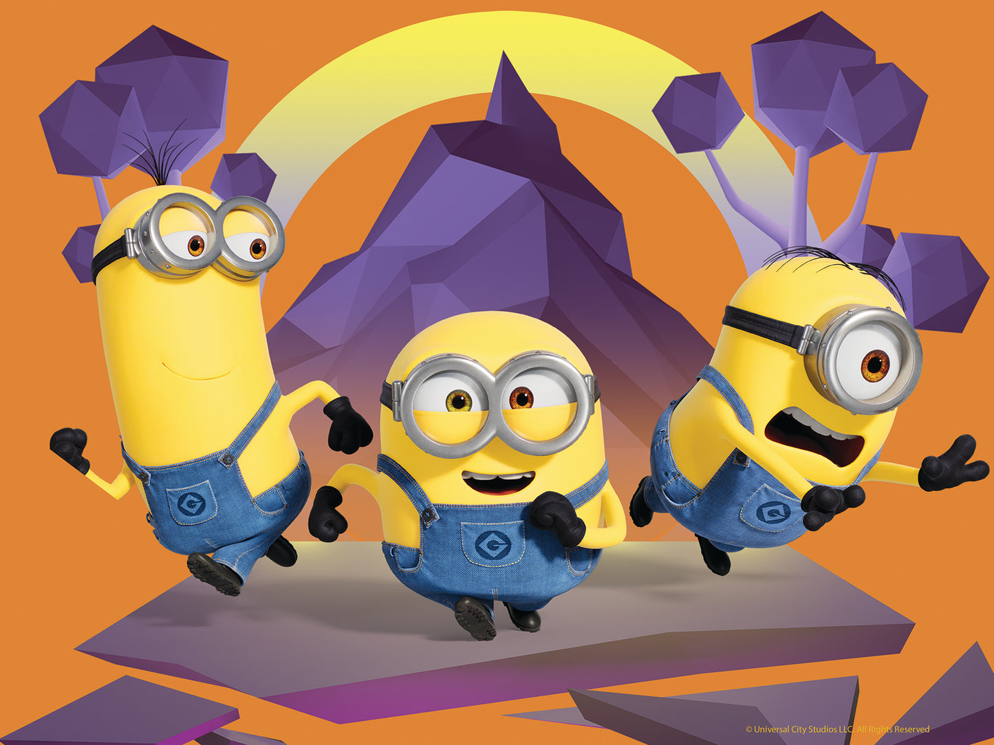 20607  Universal  Minions Children's 3D Puzzle 20607 100pc 12x9"