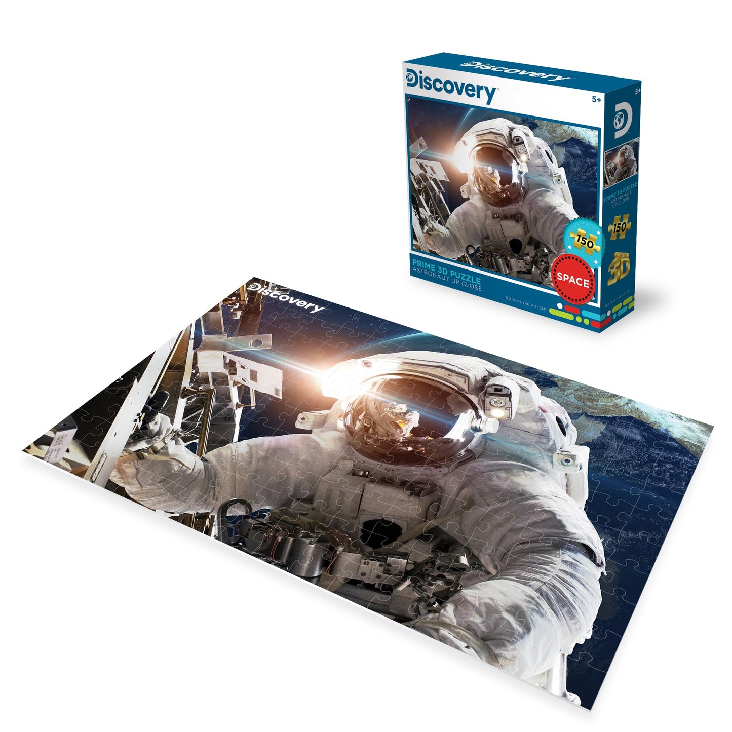 20849 Astronaut Up Close Discovery 3D Jigsaw Puzzle 20849 150pc 18"x12"