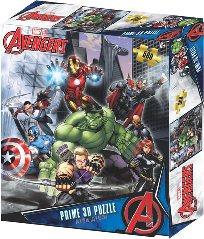 32549 Avengers Marvel 3D Jigsaw Puzzle 32549 500pc 24x18"