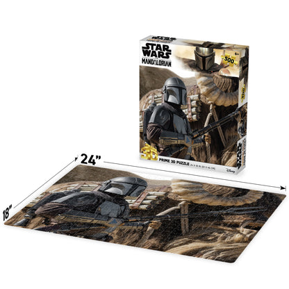 32630 The Mandalorian Star Wars Lucas 3D Jigsaw Puzzle 32630 500PC 24"x18"