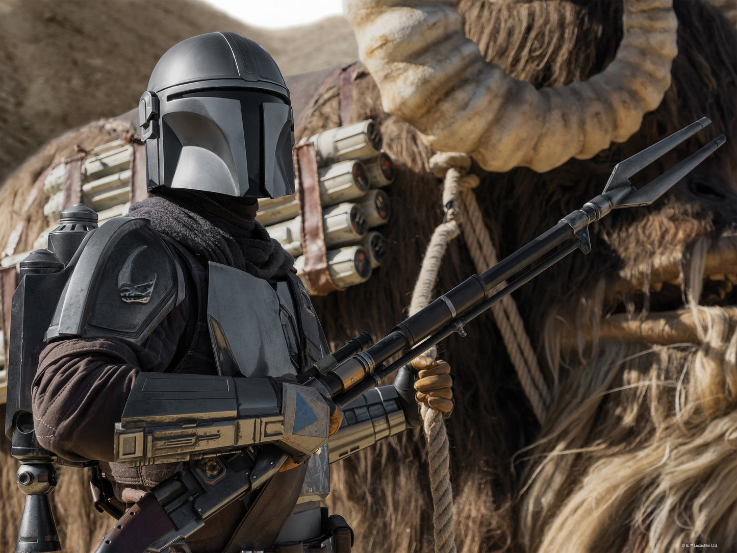 32630 The Mandalorian Star Wars Lucas 3D Jigsaw Puzzle 32630 500PC 24"x18"