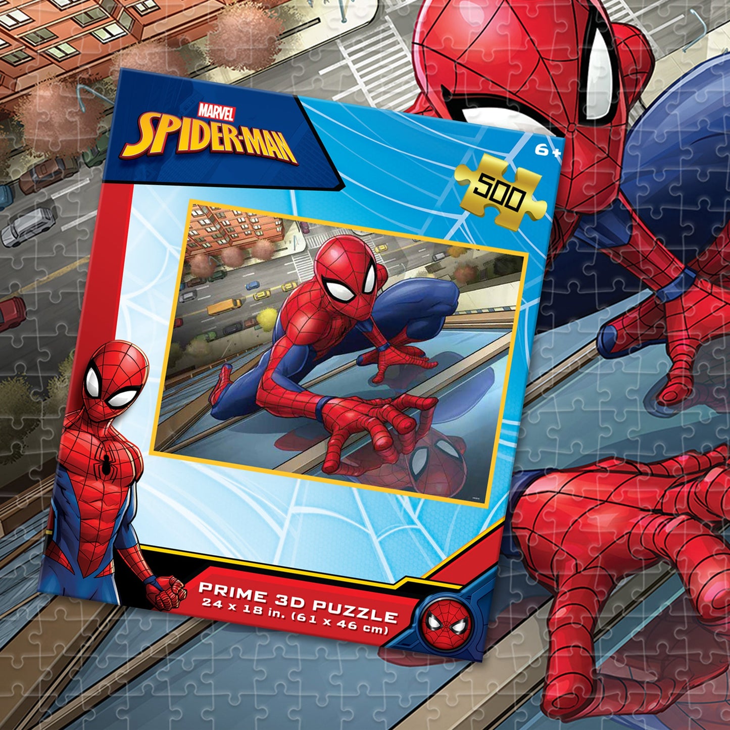 32647 Spider Man Marvel 3D Jigsaw Puzzle 32647 500PC 24"x18"