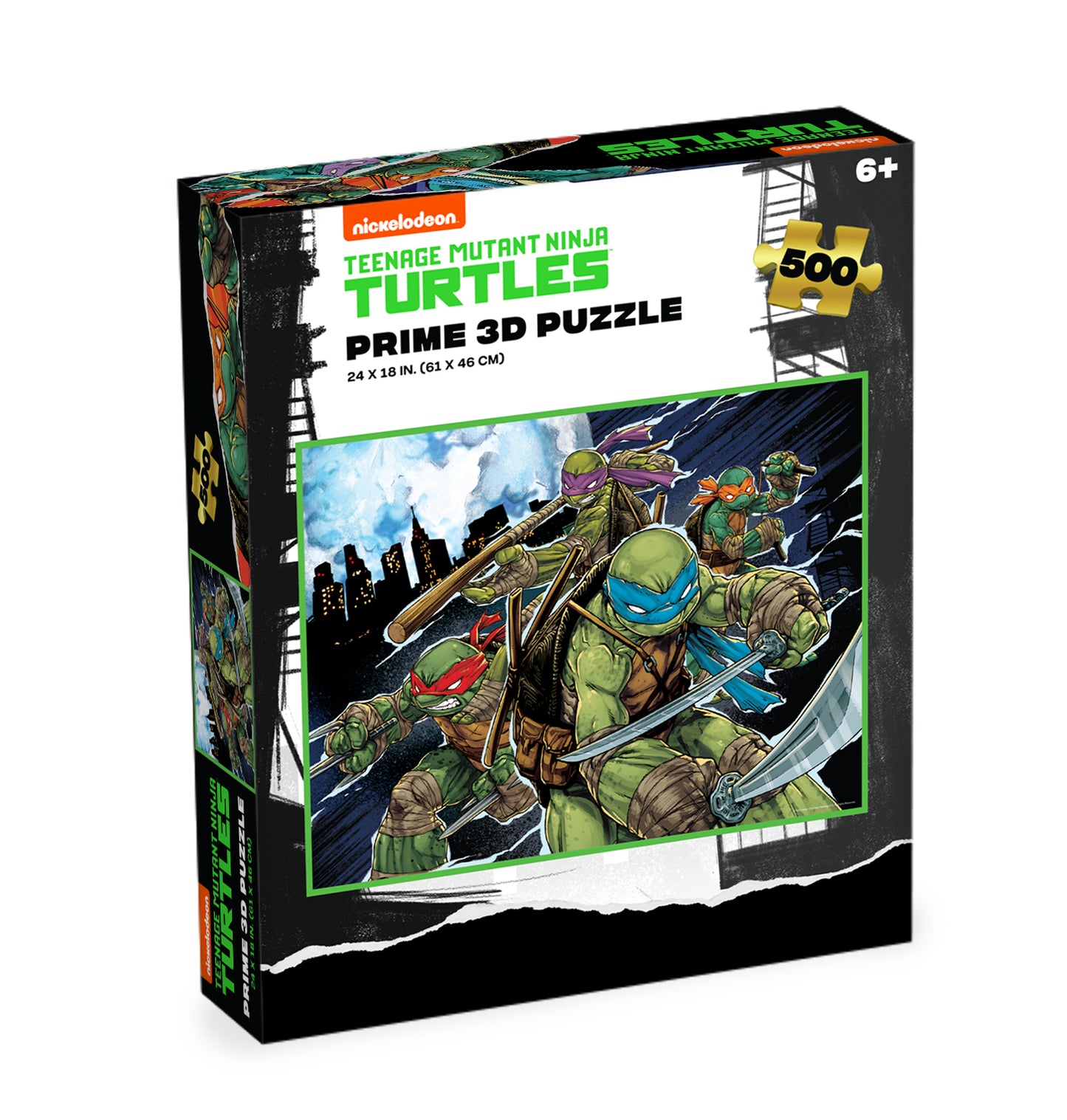 32721 Teenage Mutant Ninja Turtles Nickelodeon 3D Jigsaw puzzle 32721 500pc 24"x18"