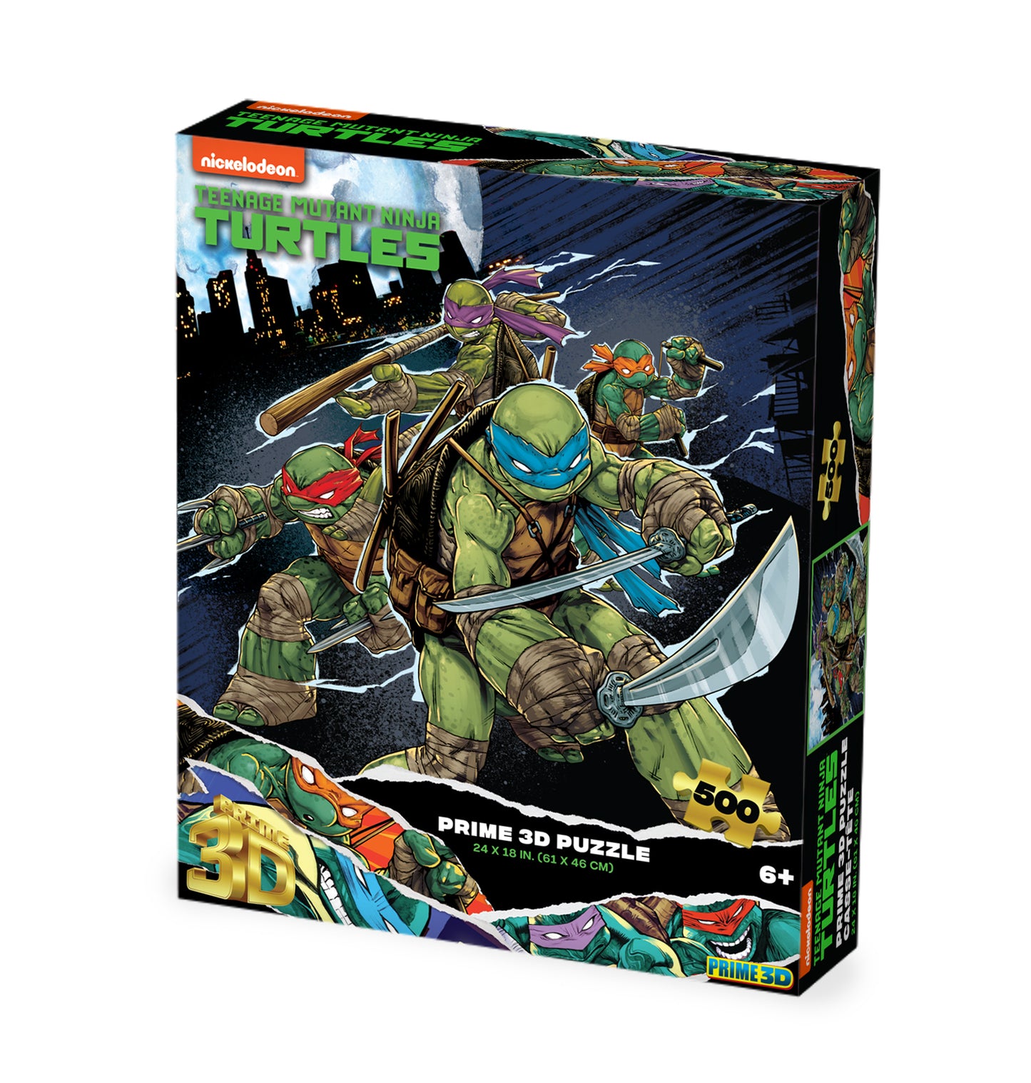32721 Teenage Mutant Ninja Turtles Nickelodeon 3D Jigsaw puzzle 32721 500pc 24"x18"