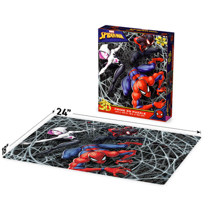 32803 Spider-Man Marvel 3D Jigsaw Puzzle 32803 500pc 24"x18"