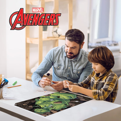 35583 The Hulk Marvel 3D Jigsaw Puzzle in Tin Box Packaging 35583 300pc 12"x18"