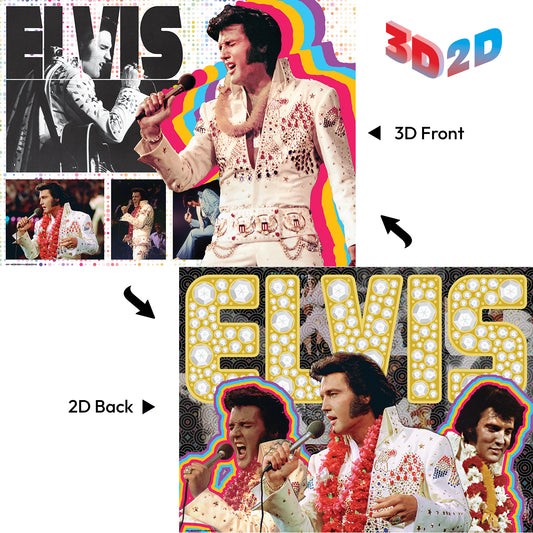 37519 3D/2D ABG Elvis Presley 500pc 24x18"