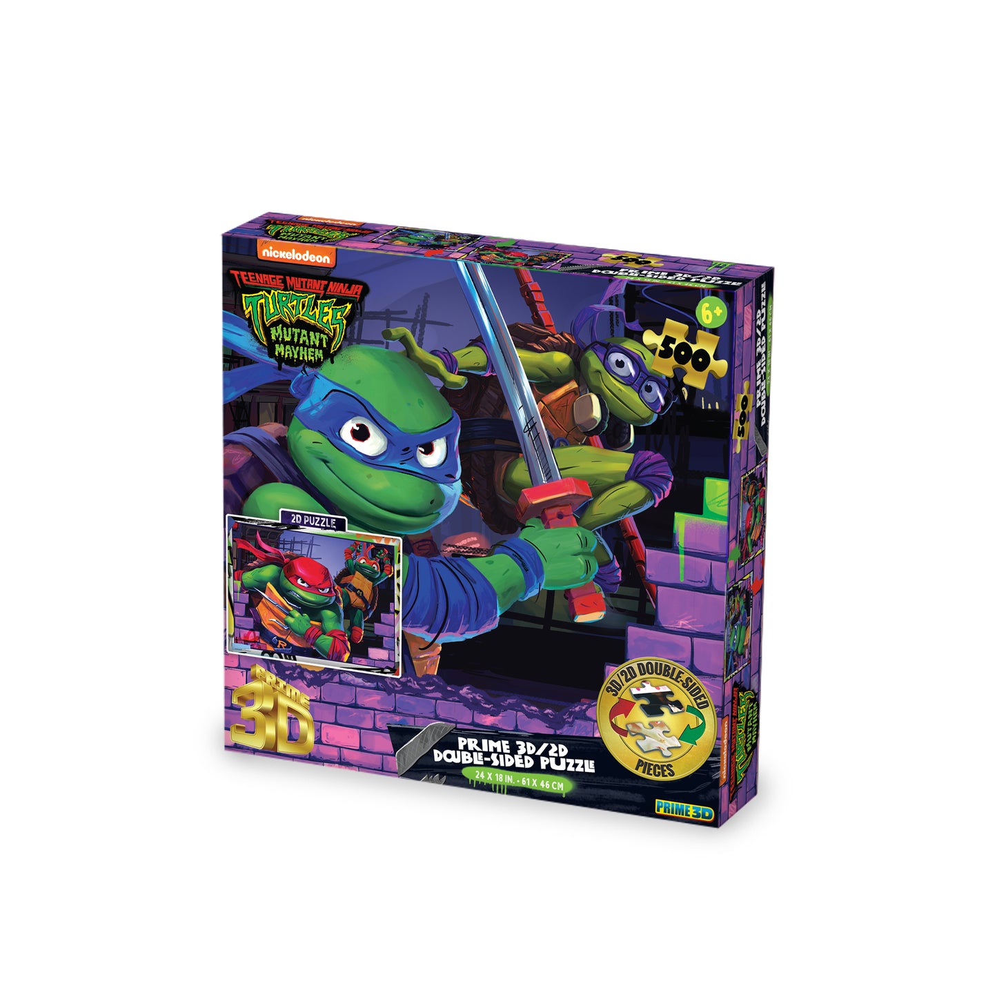 37540 3D/2D Nickelodeon Teenage Mutant Ninja Turtles 300PC 24x18"