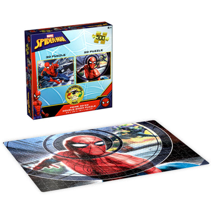 37541 Spider-Man Marvel 3D/2D Jigsaw Puzzle 37541 500pc 24"x18"