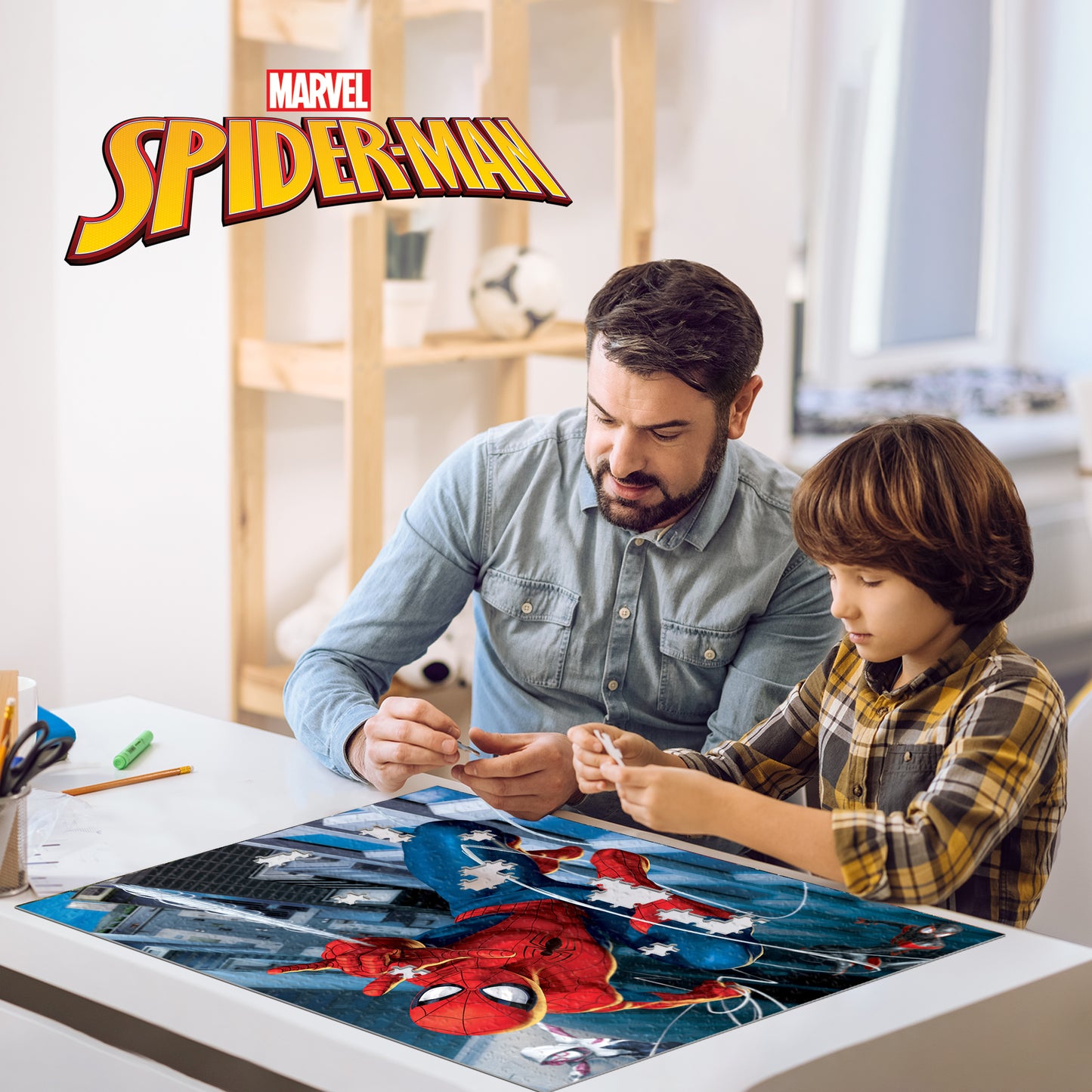 37541 Spider-Man Marvel 3D/2D Jigsaw Puzzle 37541 500pc 24"x18"