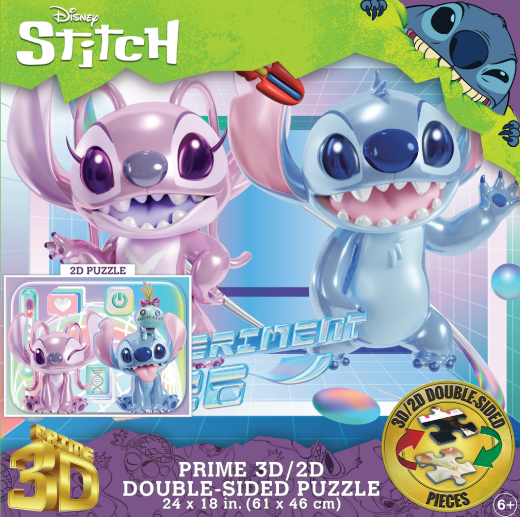 37619  Double sided Disney  Stitch  37619 500pc 24x18"