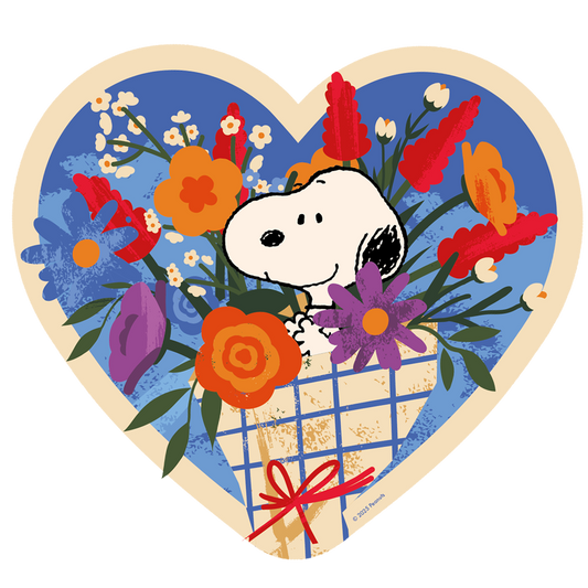 317017846 Peanuts blossom wooden puzzle 12 x 11" 200pc