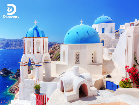 Puzzlr Santorini, Greece Discovery 3D Jigsaw Puzzle 10443 500pc  24x18"