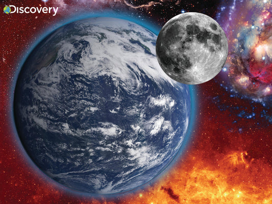 Puzzlr Earth & Moon Discovery 3D Jigsaw Puzzle 10708 100pc 12x9"