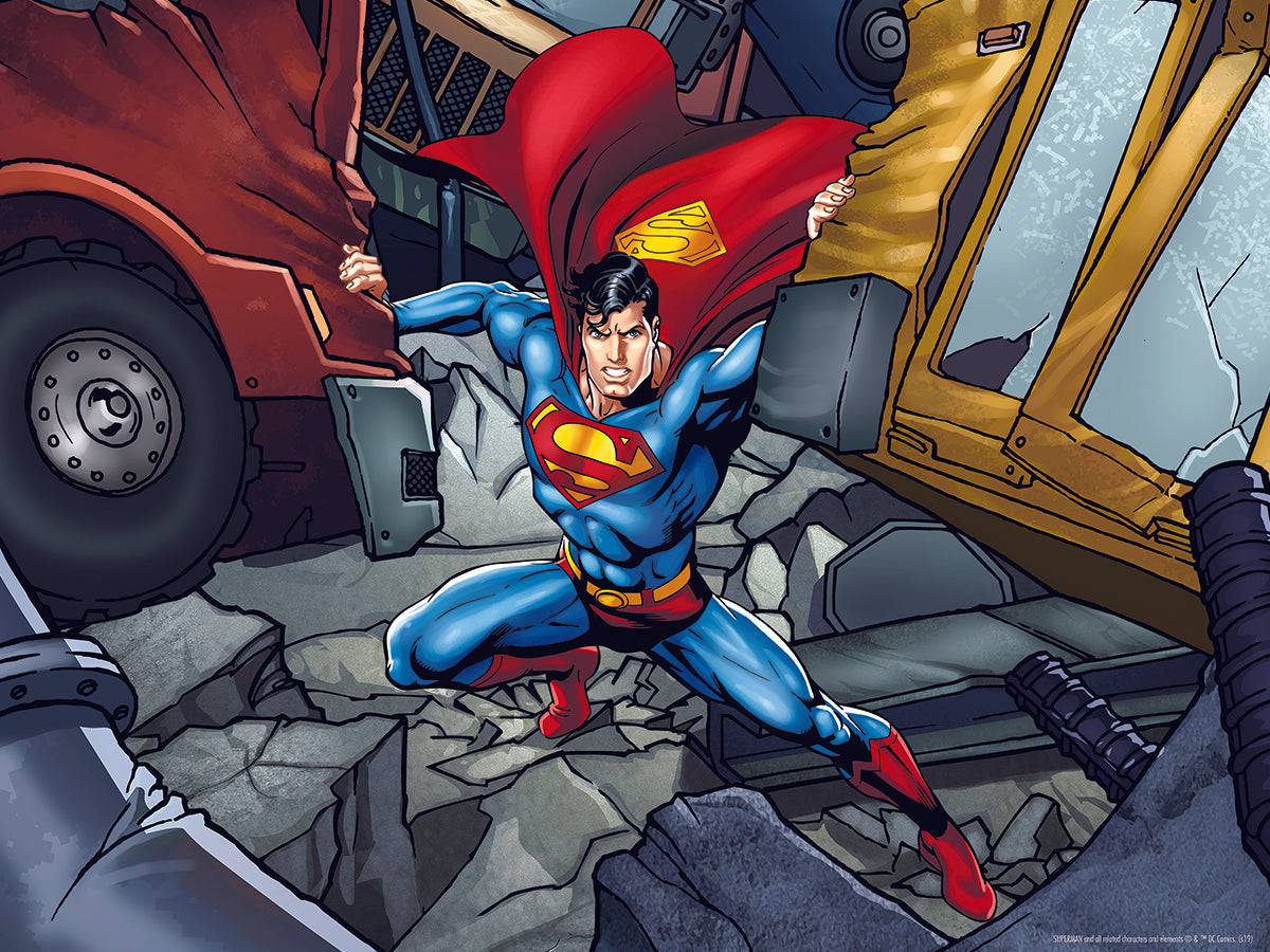 Puzzlr Superman Strength DC Comics 3D Jigsaw Puzzle 32523 500pc 24x18"