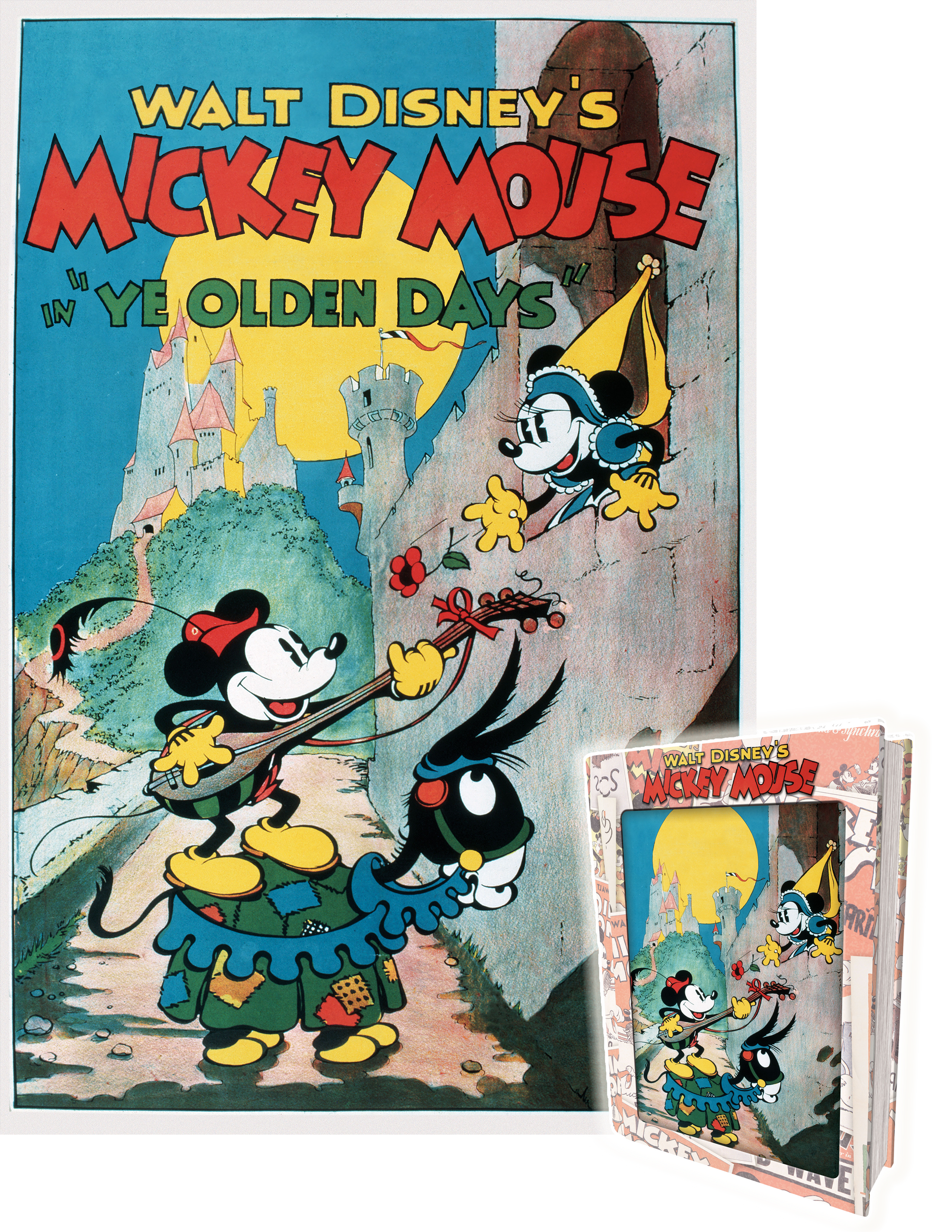 Puzzlr Mickey Mouse Disney 3D Jigsaw Puzzle in Tin Book Packaging 35560 300pc 18x12"