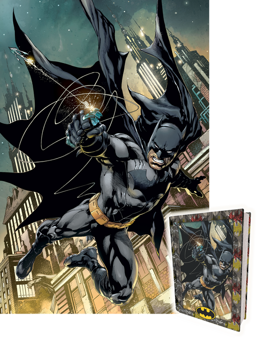 Puzzlr Batman DC Comics 3D Jigsaw Puzzle in Tin Book Packaging 35619 300pc 18x12"